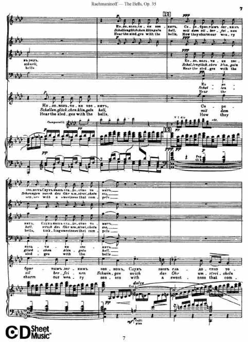 Rachmaninov_op.35_The Bells_vocal钢琴谱