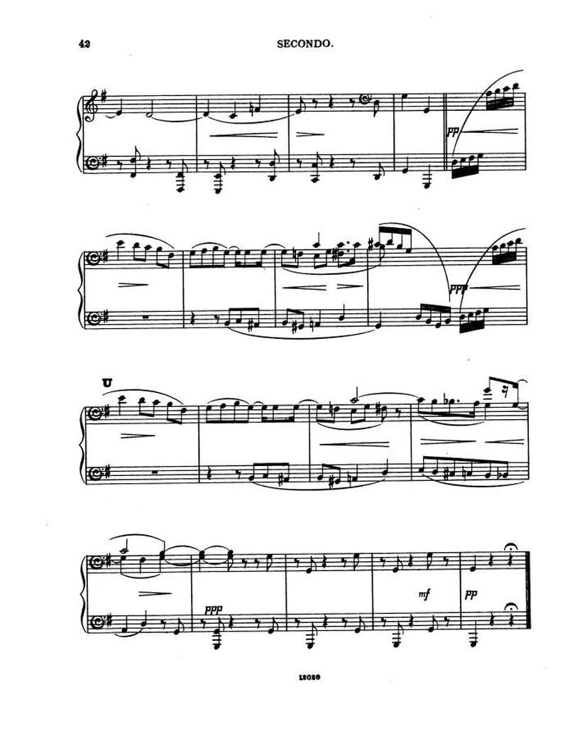 谜的变奏曲 Enigma Variations Op.36 Elgar,4钢琴谱