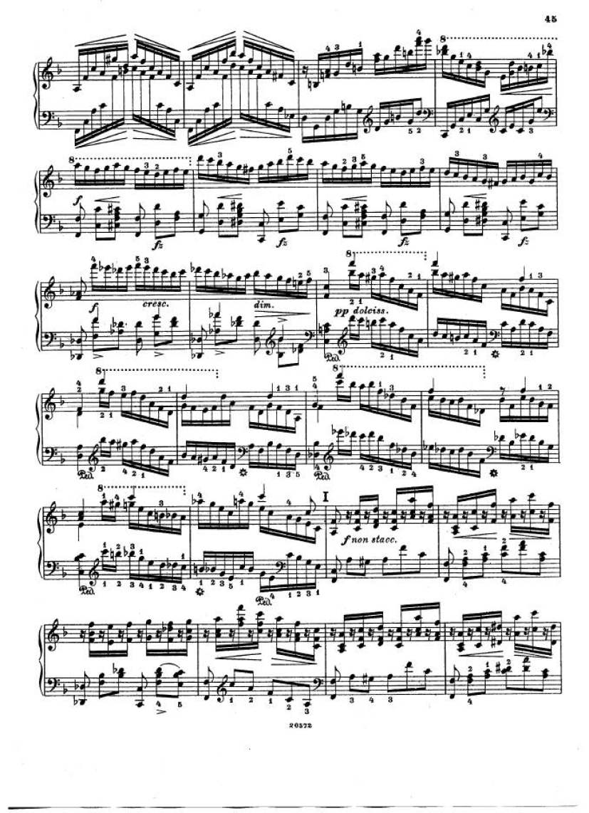 f小调钢琴协奏曲 Piano Concerto in f Minor Op.16钢琴谱