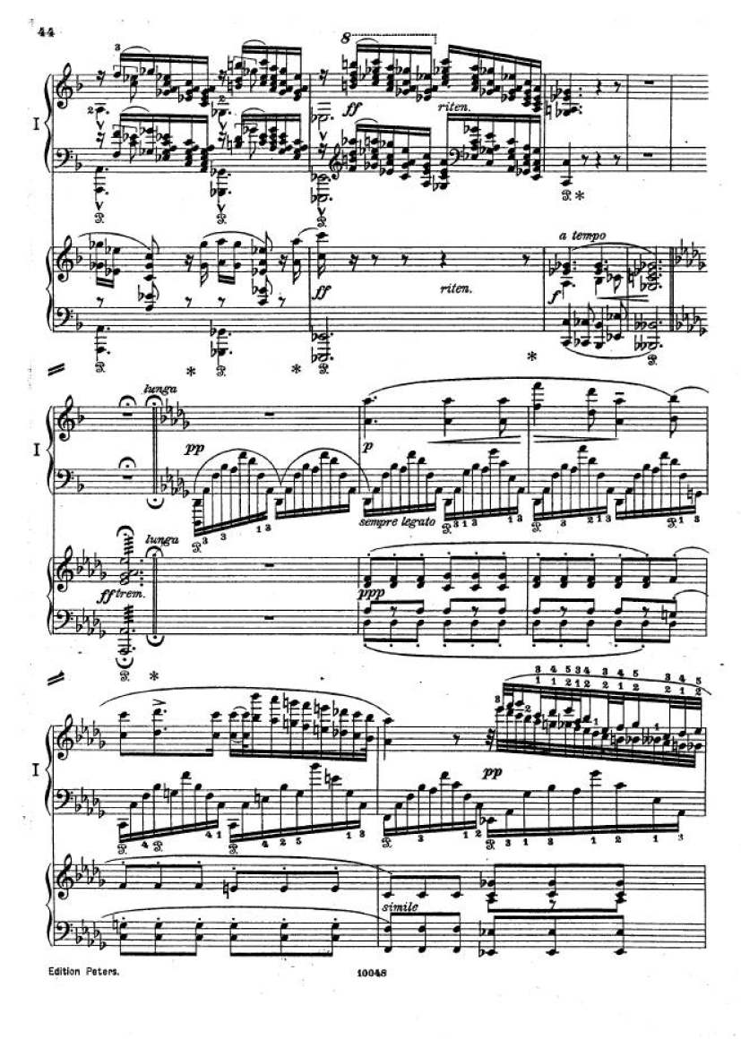 f小调钢琴协奏曲 Piano Concerto in f Minor Op.16钢琴谱