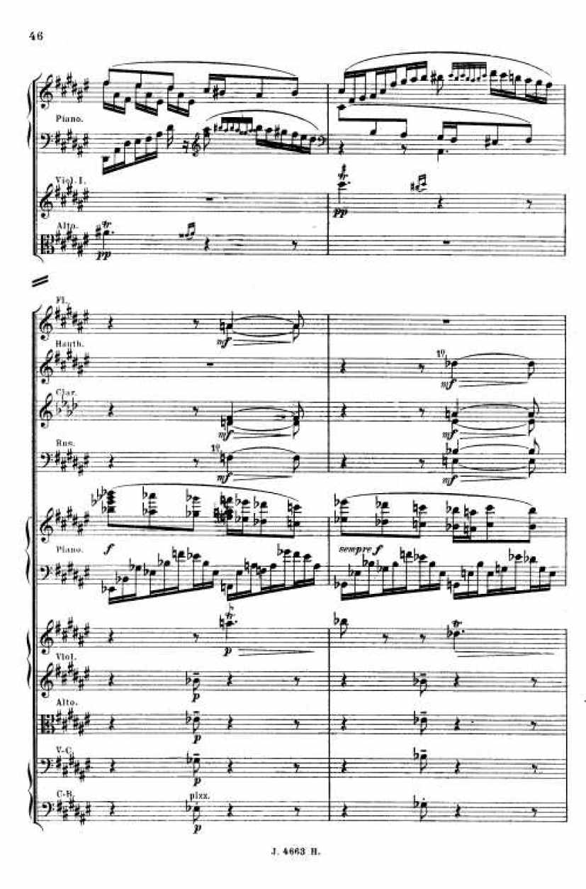 叙事曲 Ballade for Piano and Orchestra Op.19钢琴谱