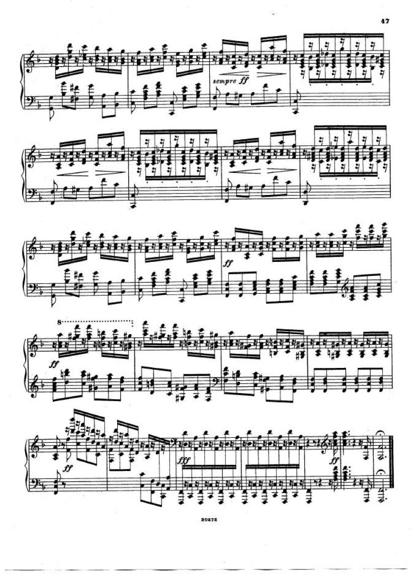 f小调钢琴协奏曲 Piano Concerto in f Minor Op.16钢琴谱