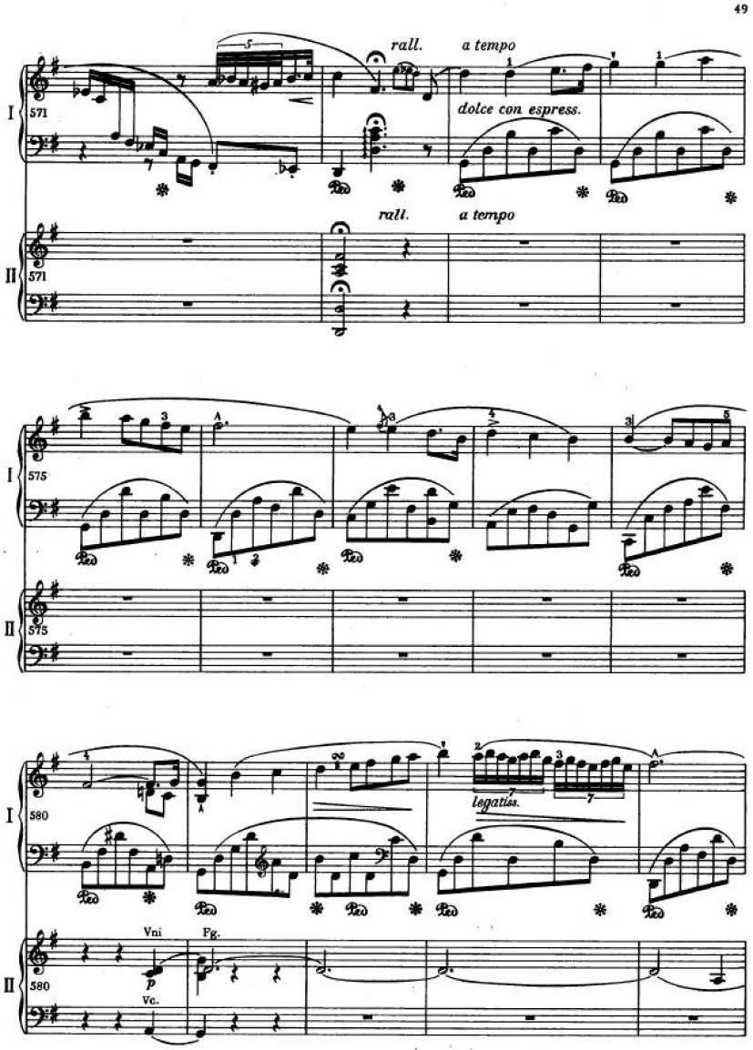 e小调第一钢琴协奏曲 Op.11 Piano Concerto No.1 in e Minor Op.11钢琴谱