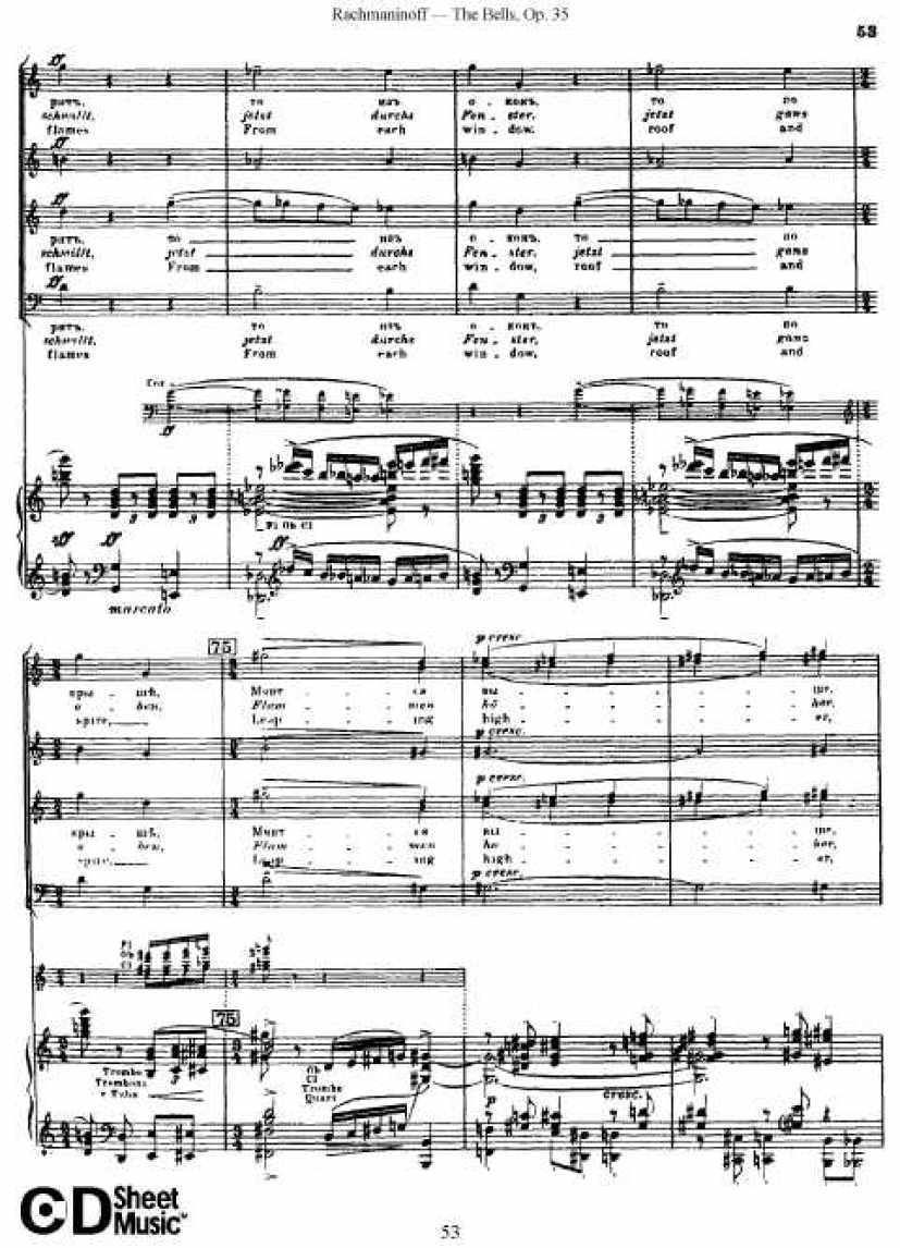 Rachmaninov_op.35_The Bells_vocal钢琴谱