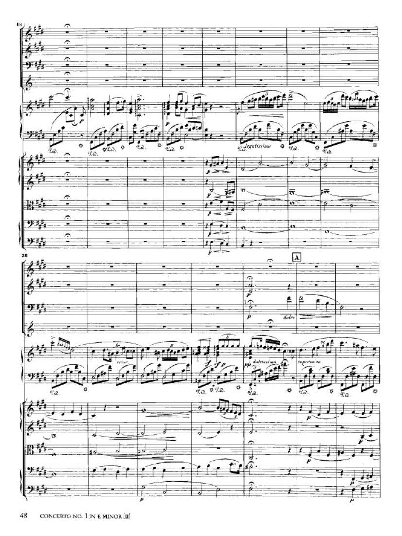 e小调第一钢琴协奏曲 Op.11 Piano Concerto No.1 in e Minor Op.11钢琴谱