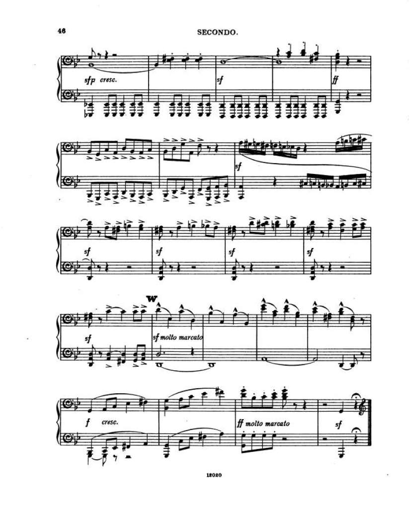 谜的变奏曲 Enigma Variations Op.36 Elgar,4钢琴谱