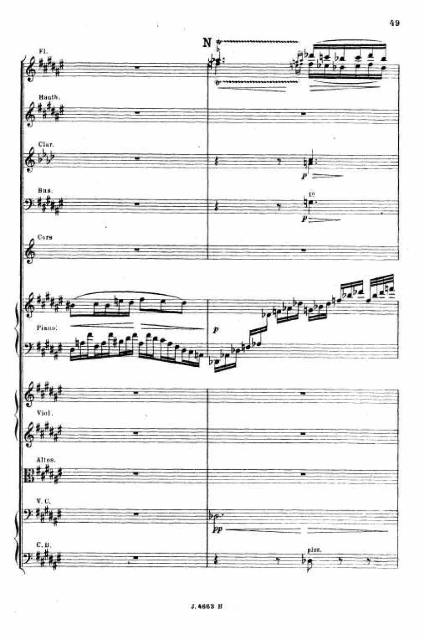 叙事曲 Ballade for Piano and Orchestra Op.19钢琴谱