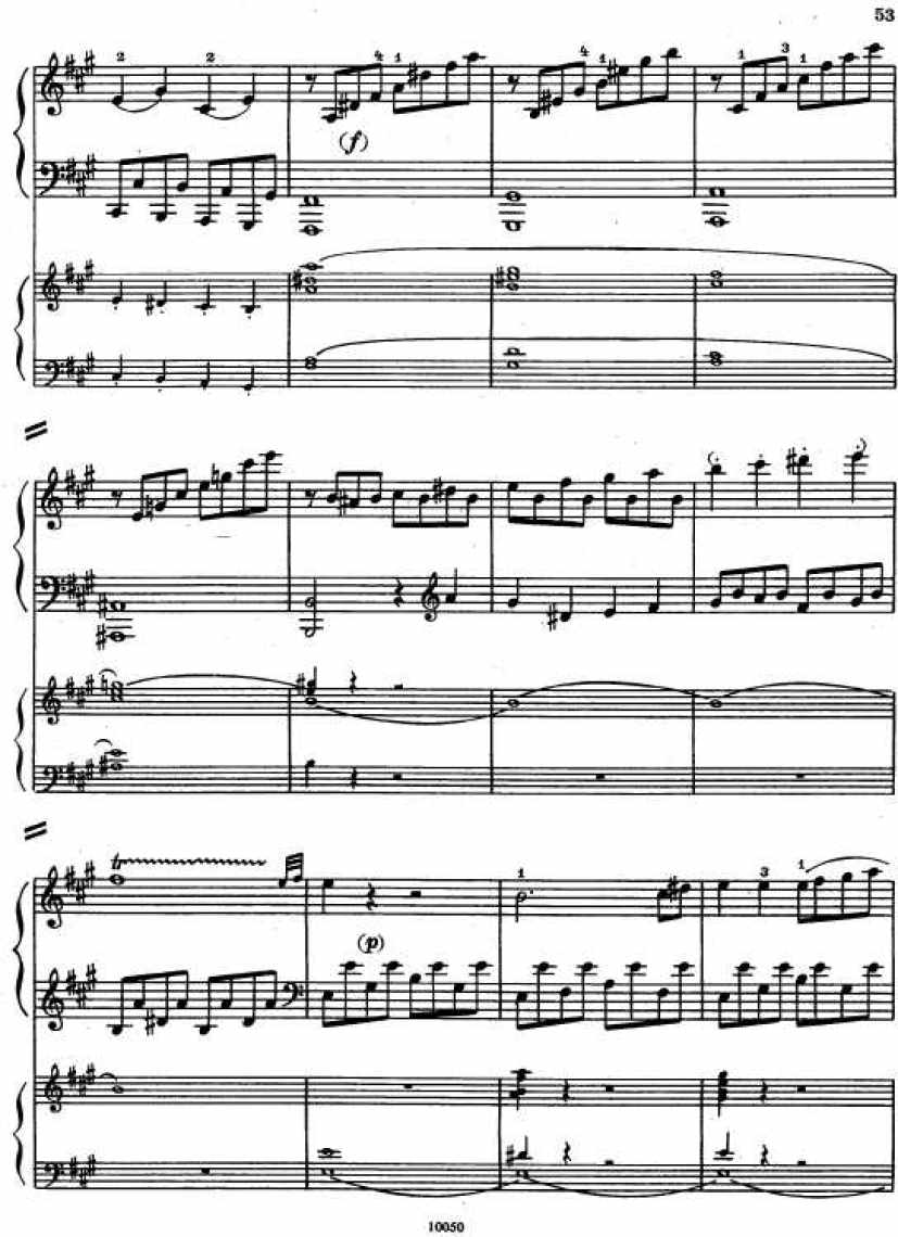 Mozart_Piano Concerto no23_4钢琴谱