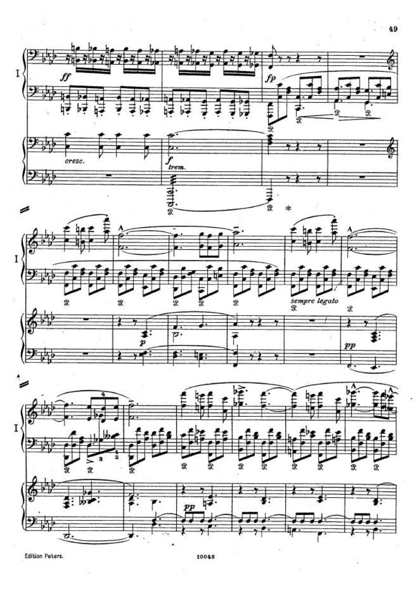 f小调钢琴协奏曲 Piano Concerto in f Minor Op.16钢琴谱