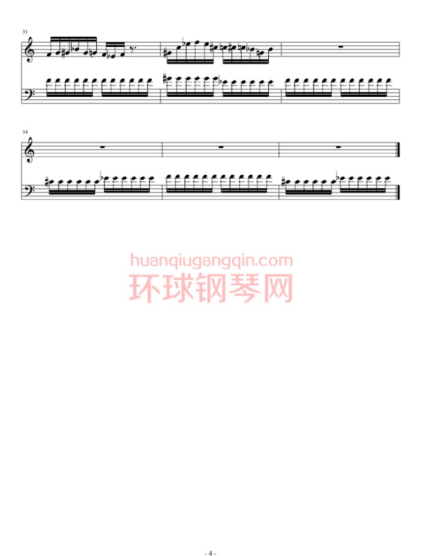 FC—绿色兵团钢琴谱