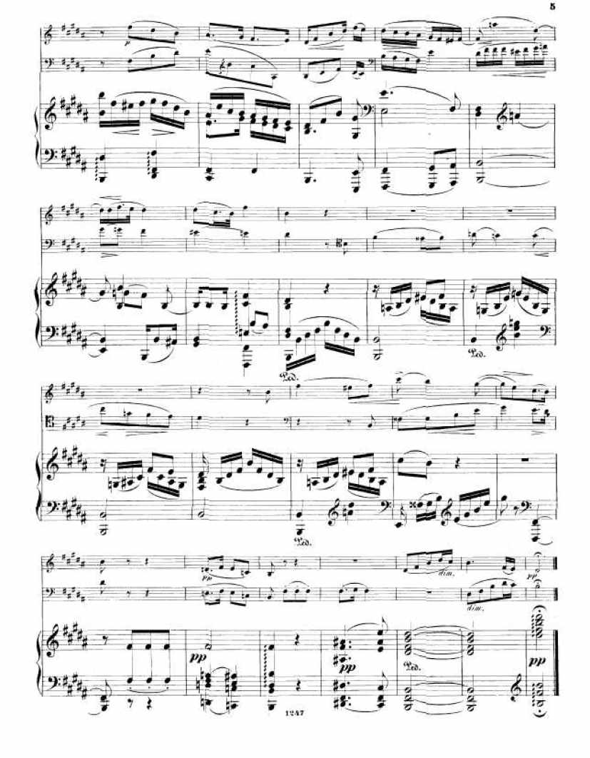 纪念曲 Ein Gedenkblatt Op.15钢琴谱