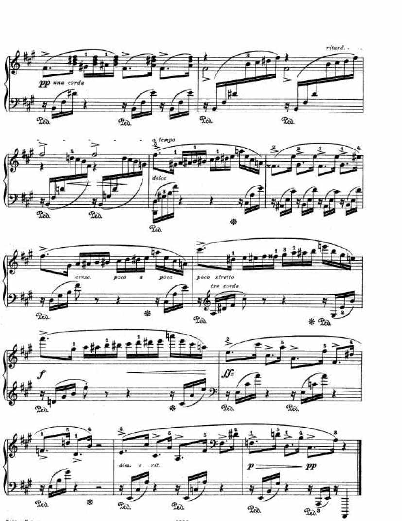 Lyric Pieces, Op.43, No.1钢琴谱