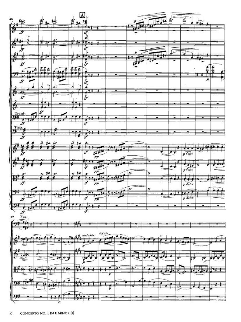 e小调第一钢琴协奏曲 Op.11 Piano Concerto No.1 in e Minor Op.11钢琴谱