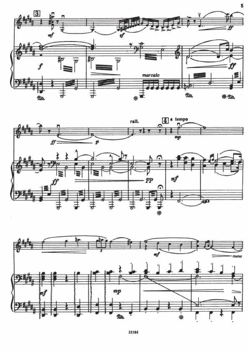 Sibelius_op.69a_Serenade_No.1_vln钢琴谱