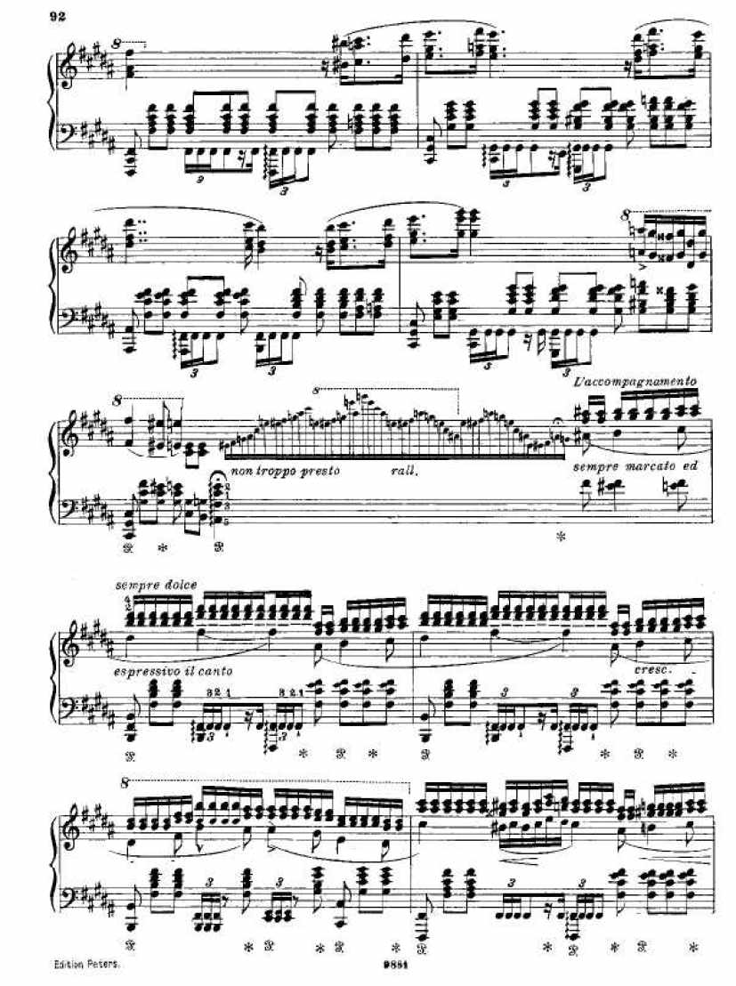 Liszt (Bellini)钢琴谱