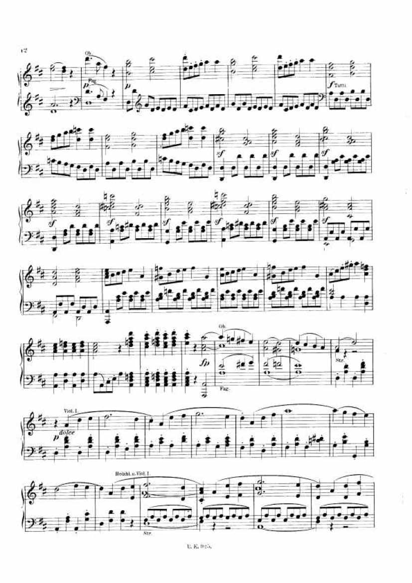 Symphony No.1 D82 in D (arr. Brandis钢琴谱