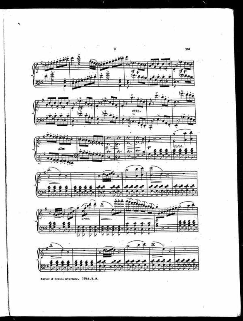 Weiss, J (Rossini)钢琴谱