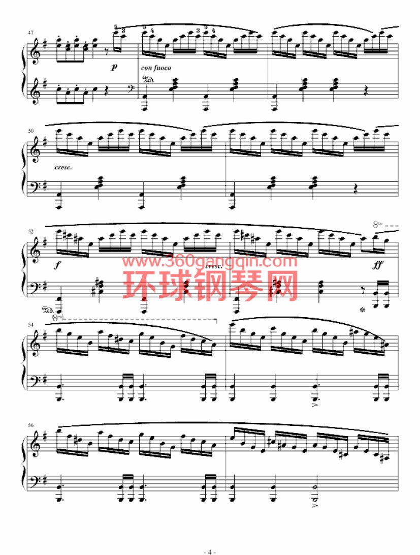 谐谑曲（Op.16 No.2）钢琴谱