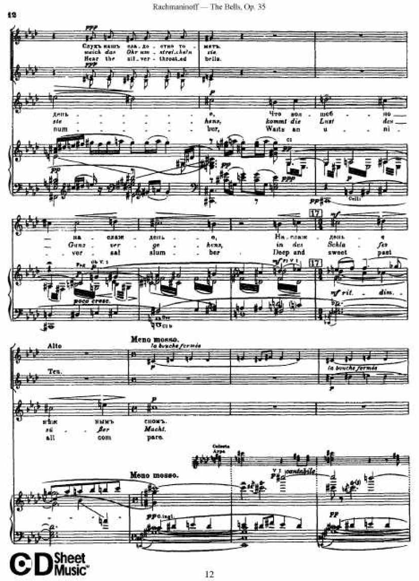 Rachmaninov_op.35_The Bells_vocal钢琴谱