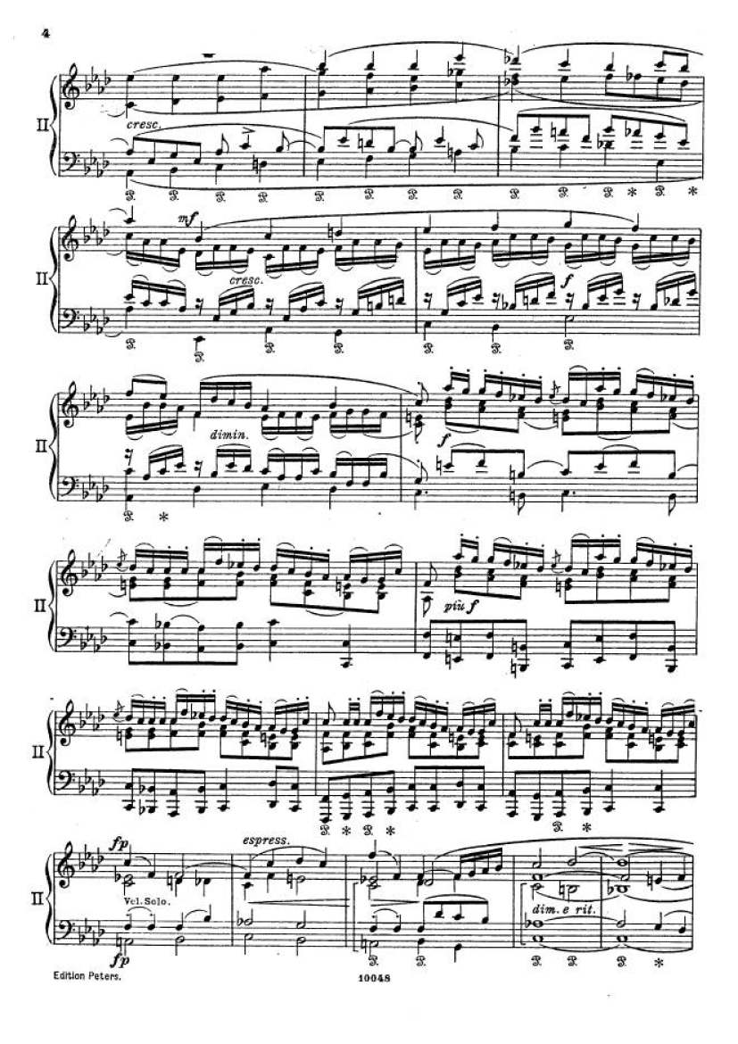 f小调钢琴协奏曲 Piano Concerto in f Minor Op.16钢琴谱