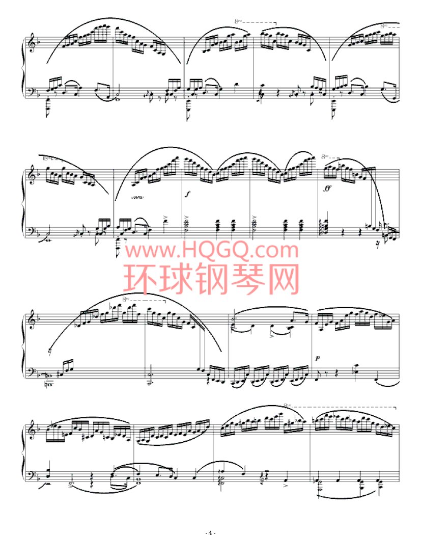 肖邦练习曲钢琴谱