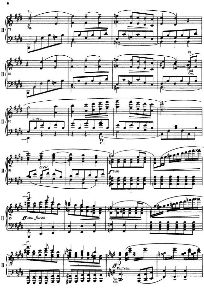 e小调第一钢琴协奏曲 Op.11 Piano Concerto No.1 in e Minor Op.11钢琴谱