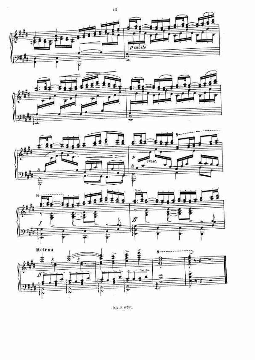 durand_debussy_petite钢琴谱