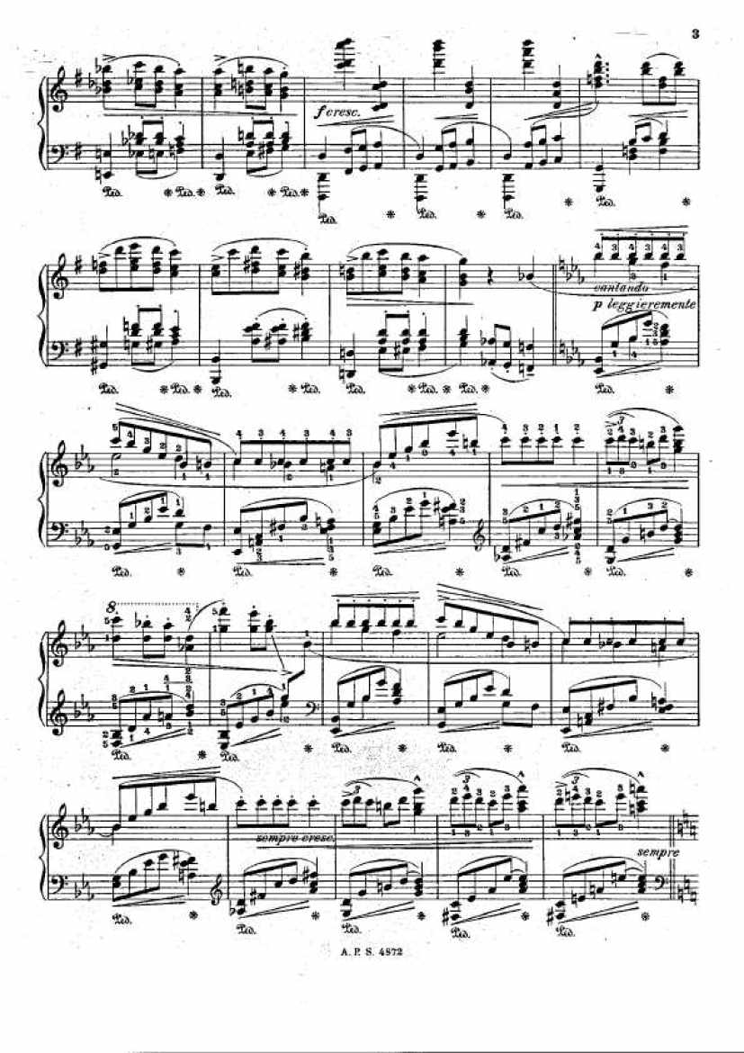 CHOPIN (GODOWSKY)钢琴谱