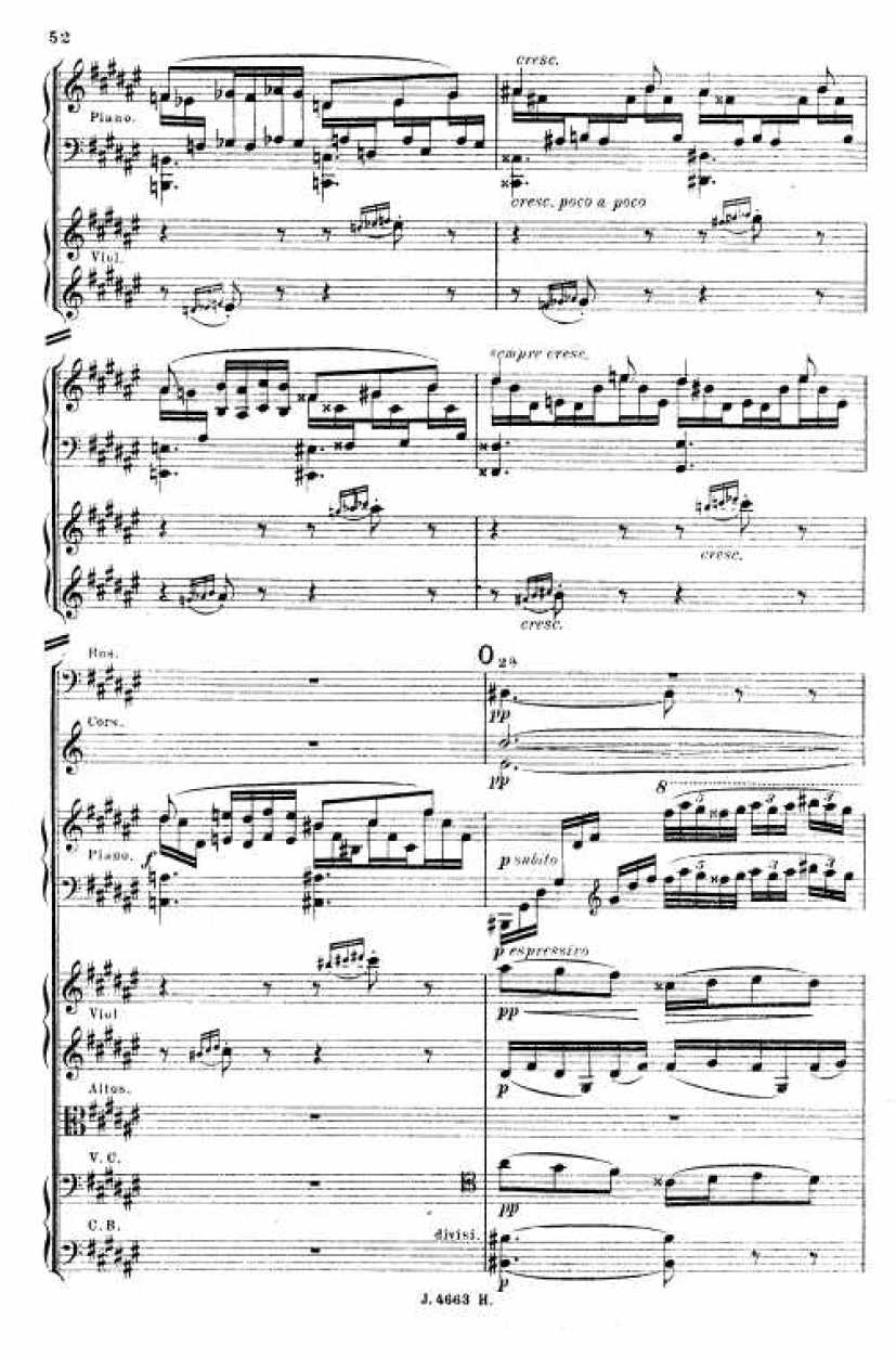 叙事曲 Ballade for Piano and Orchestra Op.19钢琴谱