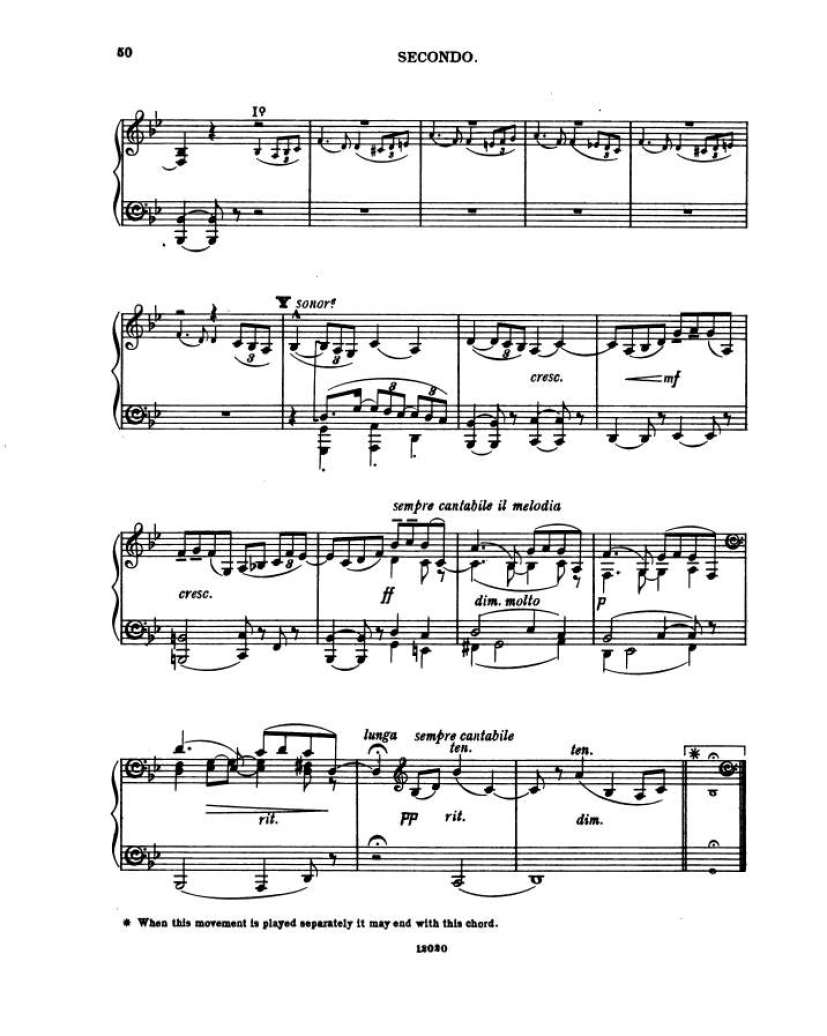 谜的变奏曲 Enigma Variations Op.36 Elgar,4钢琴谱