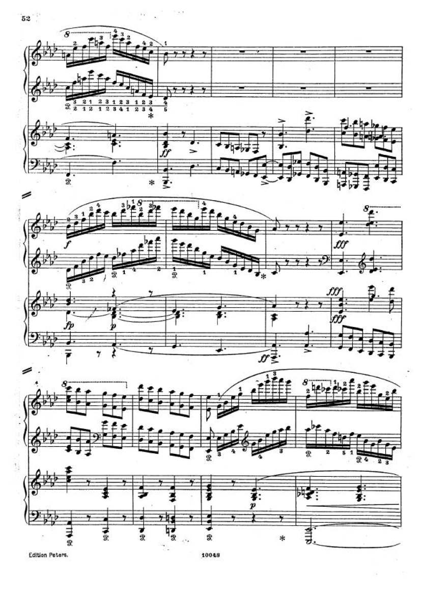 f小调钢琴协奏曲 Piano Concerto in f Minor Op.16钢琴谱