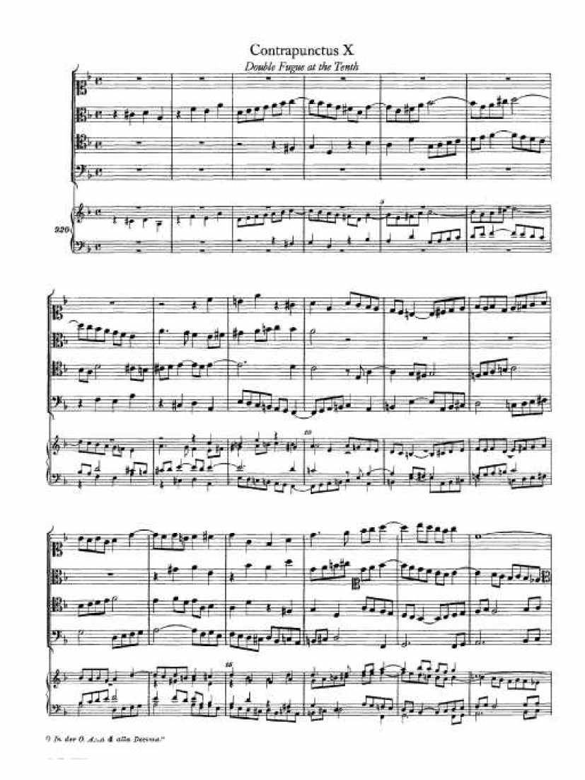 The Art of the Fugue BWV 1080 赋格的艺术钢琴谱