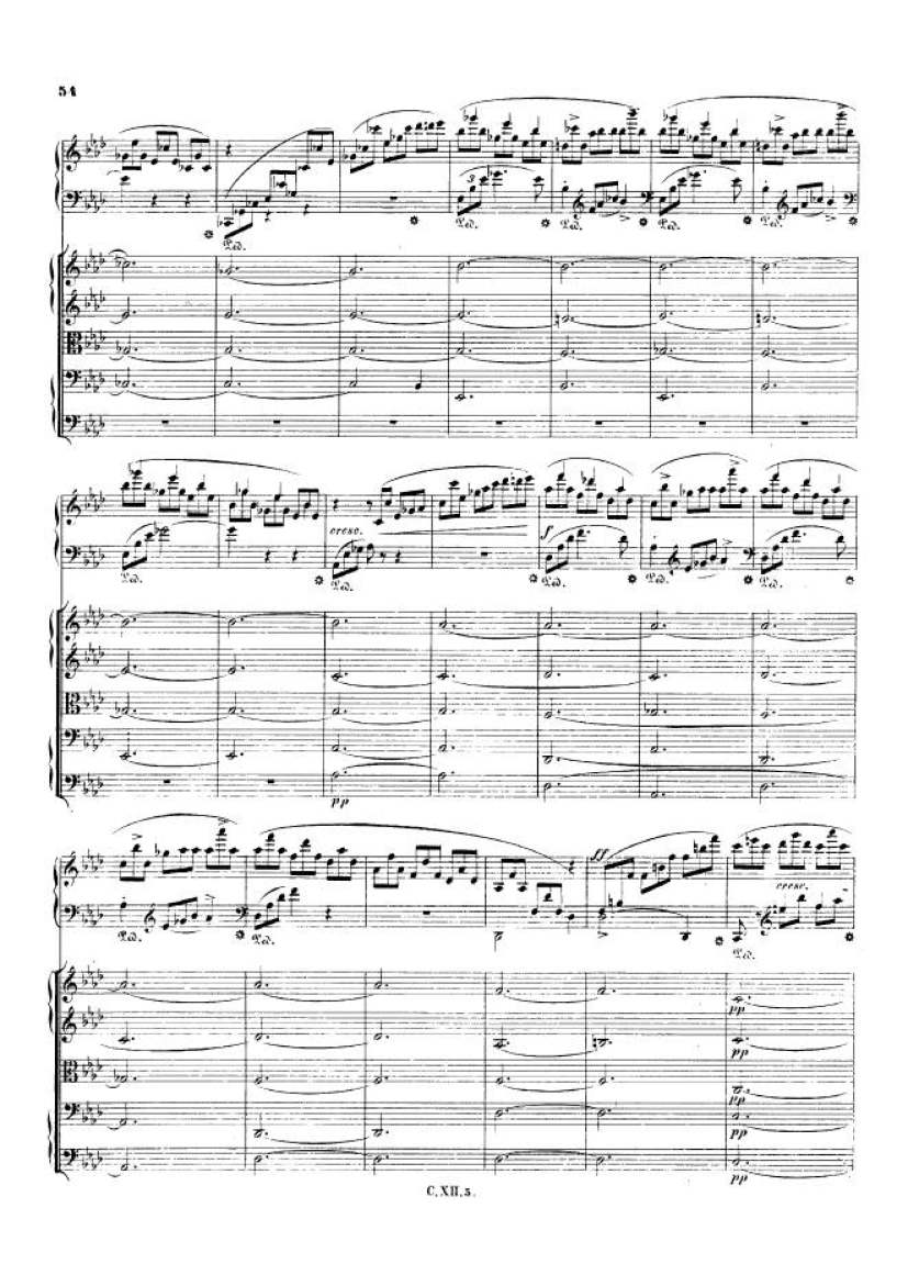 f小调第二钢琴协奏曲 Op.21 Piano Concerto No.2 in f Minor Op.21钢琴谱