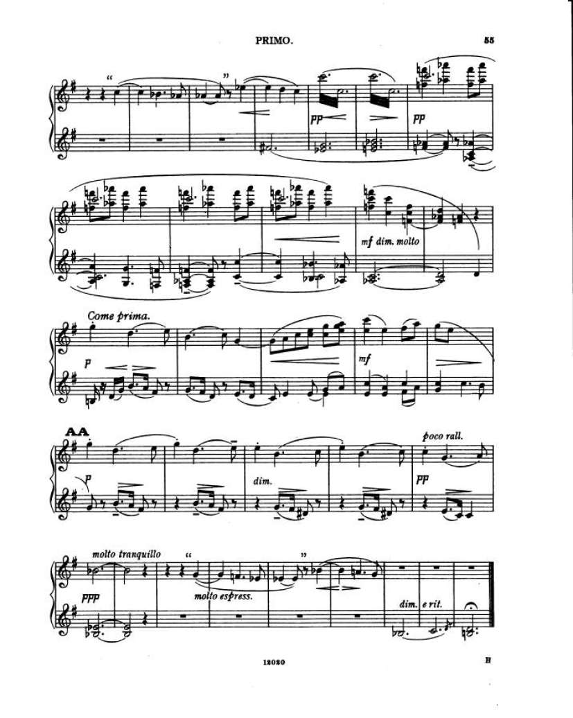 谜的变奏曲 Enigma Variations Op.36 Elgar,4钢琴谱