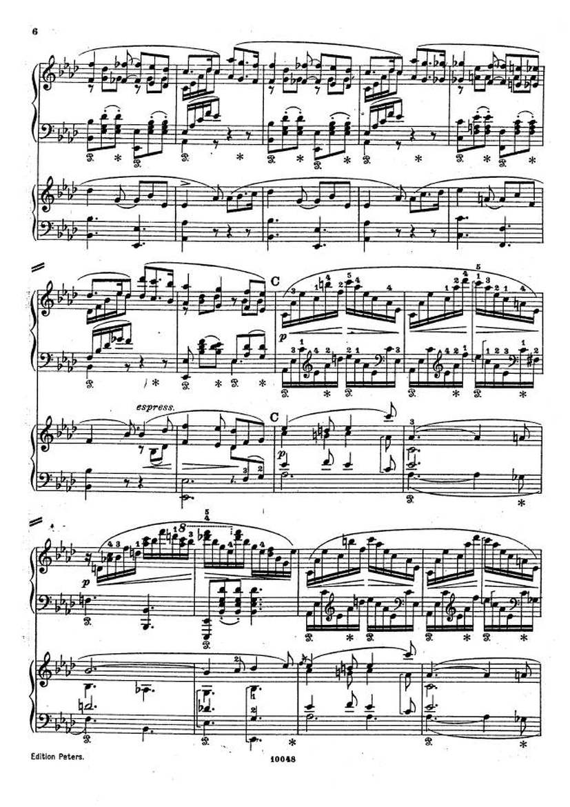 f小调钢琴协奏曲 Piano Concerto in f Minor Op.16钢琴谱