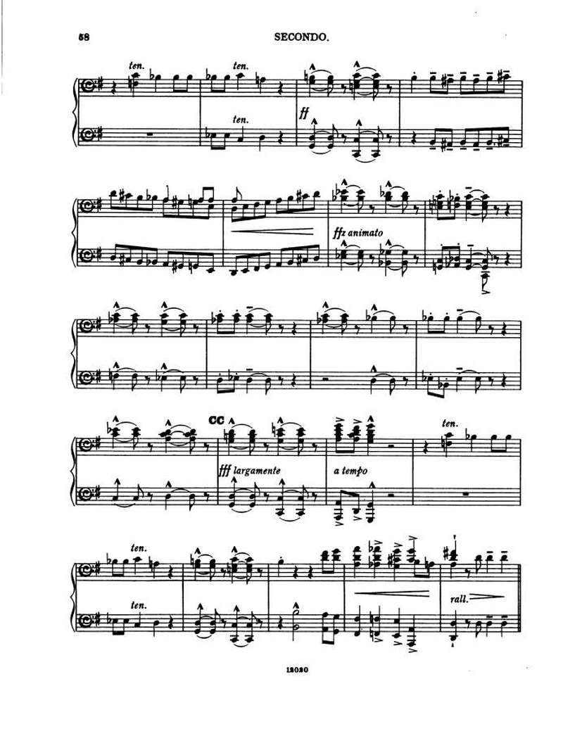 谜的变奏曲 Enigma Variations Op.36 Elgar,4钢琴谱