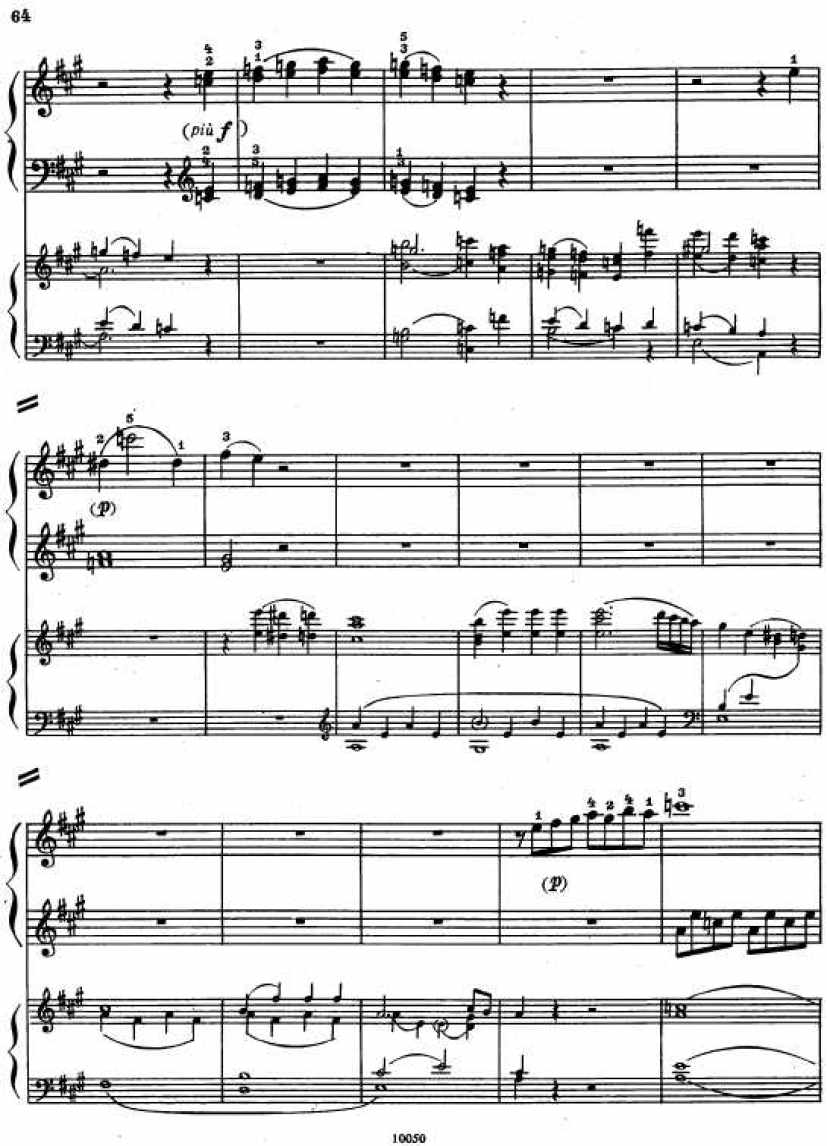 Mozart_Piano Concerto no23_4钢琴谱