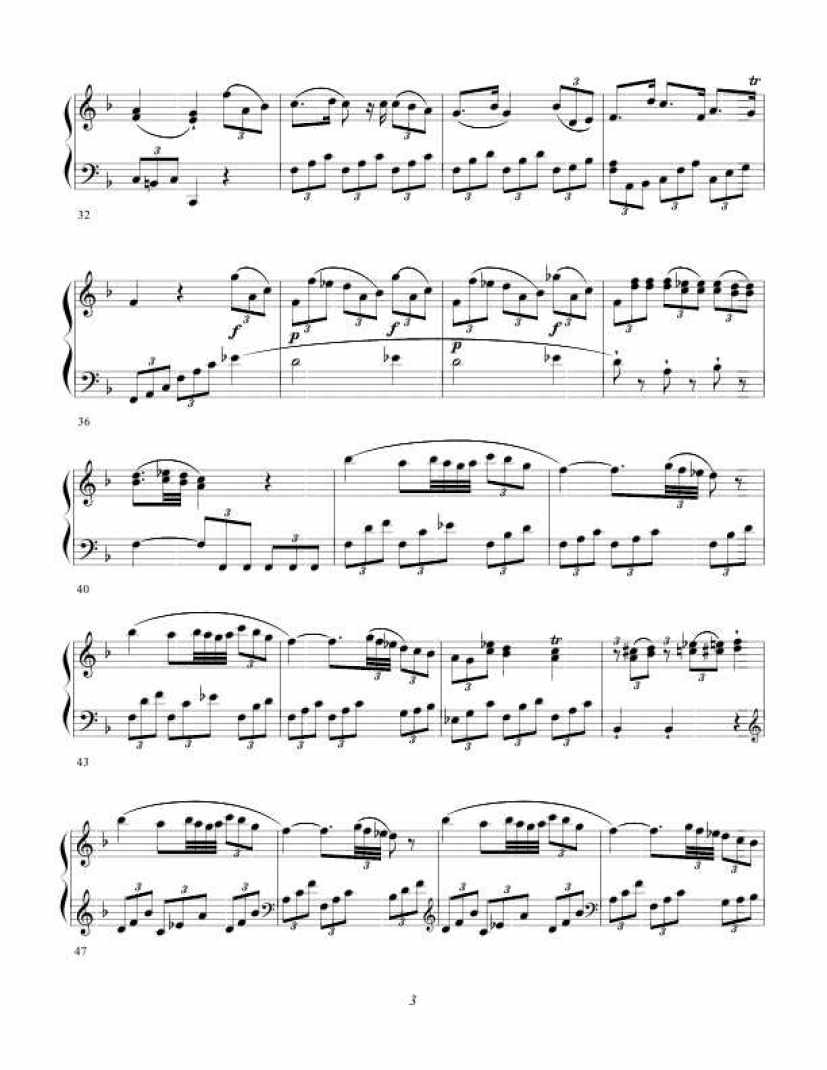 Clementi_op.1a_No.1_Sonate_F钢琴谱