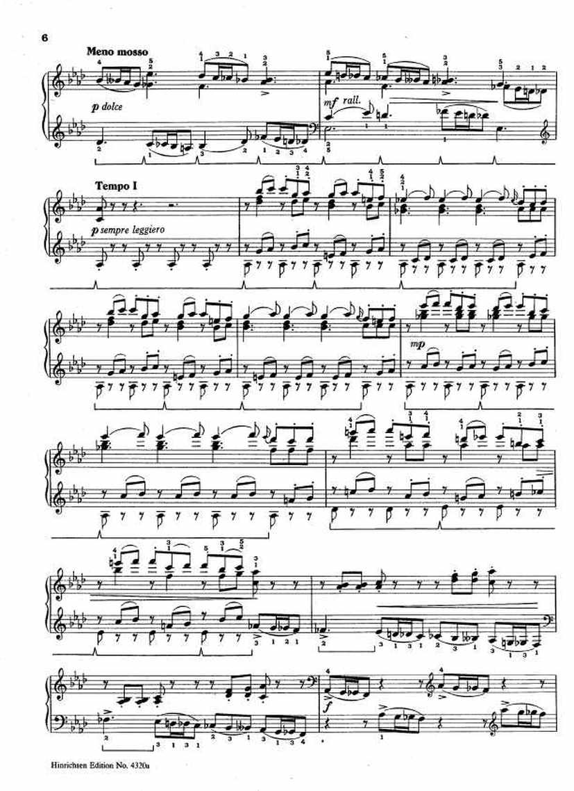 Borodin_Scherzo_Aflat钢琴谱