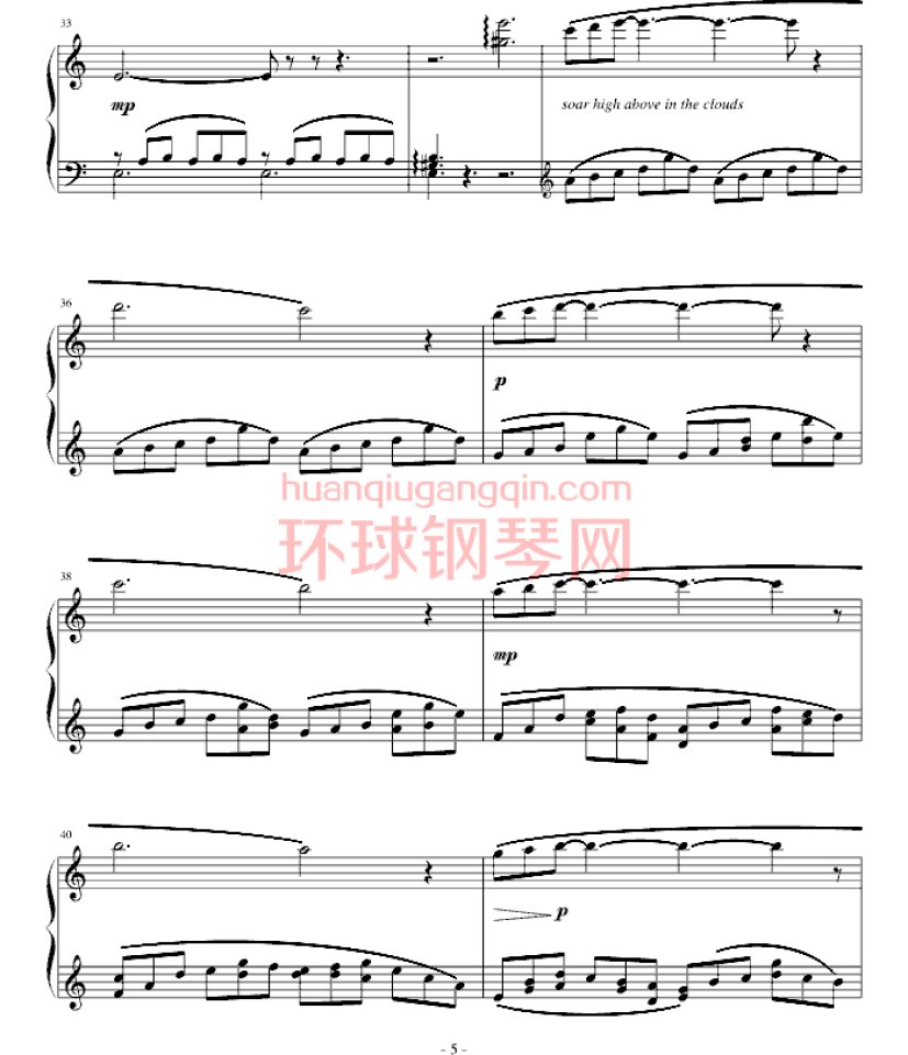 小冥想曲钢琴谱