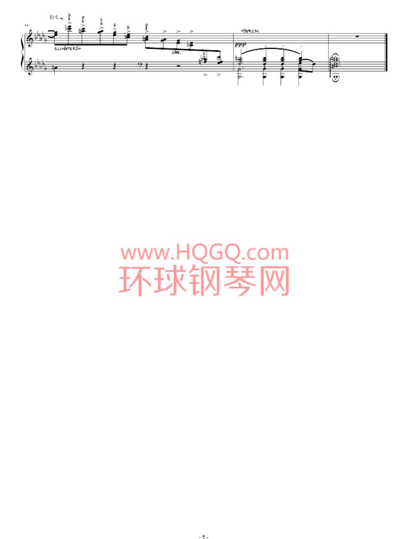 降b小调夜曲Op.9,No.1（完整版）钢琴谱