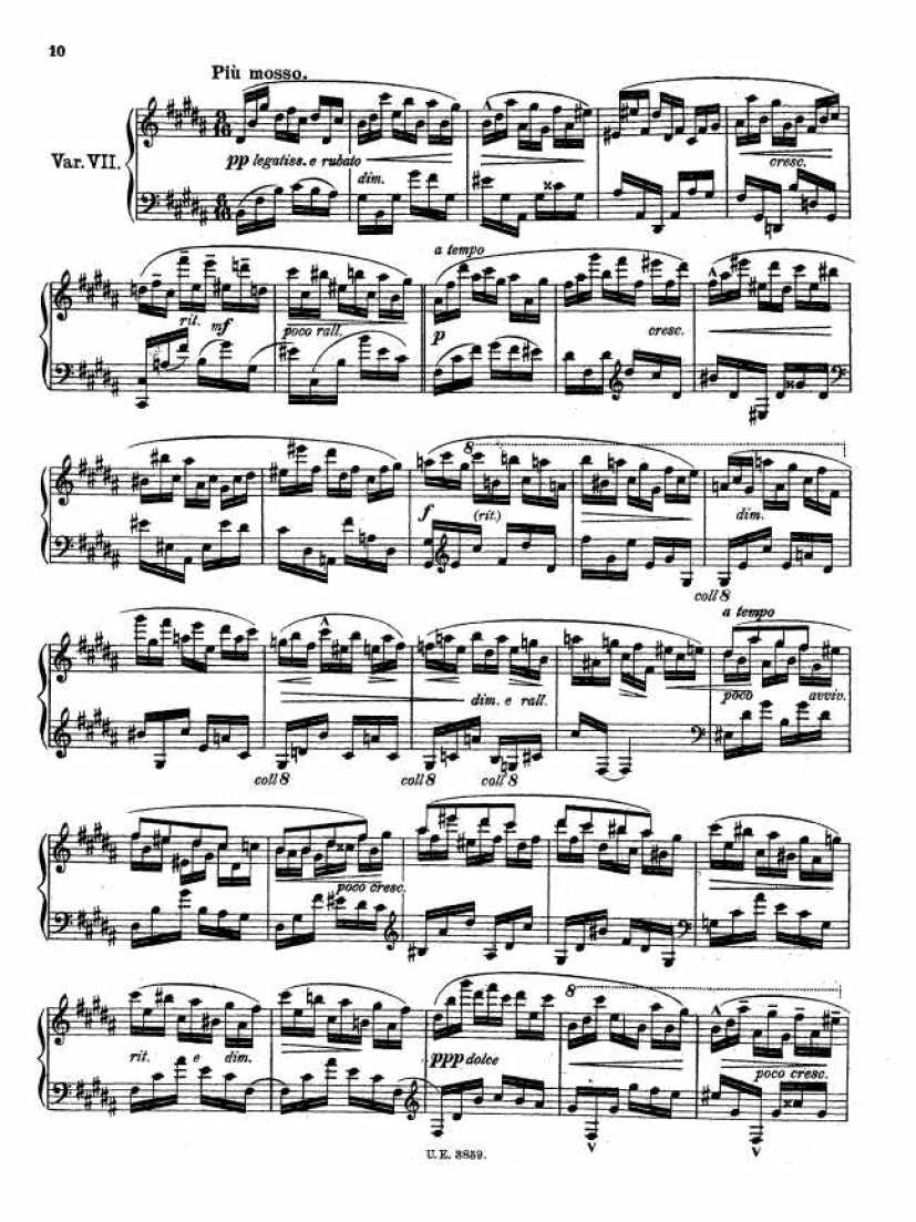 szymanowski 10钢琴谱