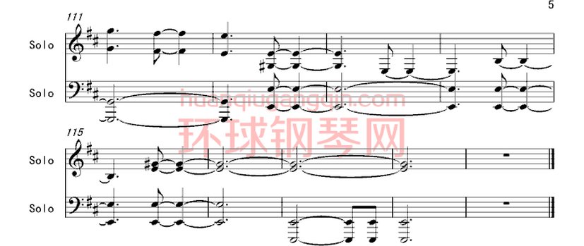 【娜娜】上古卷轴5：天际 主题曲钢琴谱