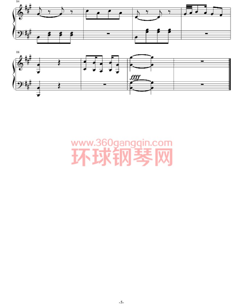 VARIATIONS ON THE KANON钢琴谱