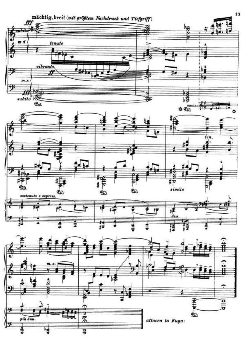 Busoni (Bach)钢琴谱