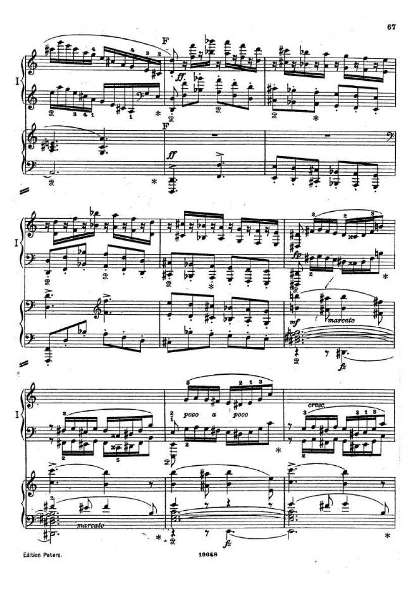 f小调钢琴协奏曲 Piano Concerto in f Minor Op.16钢琴谱