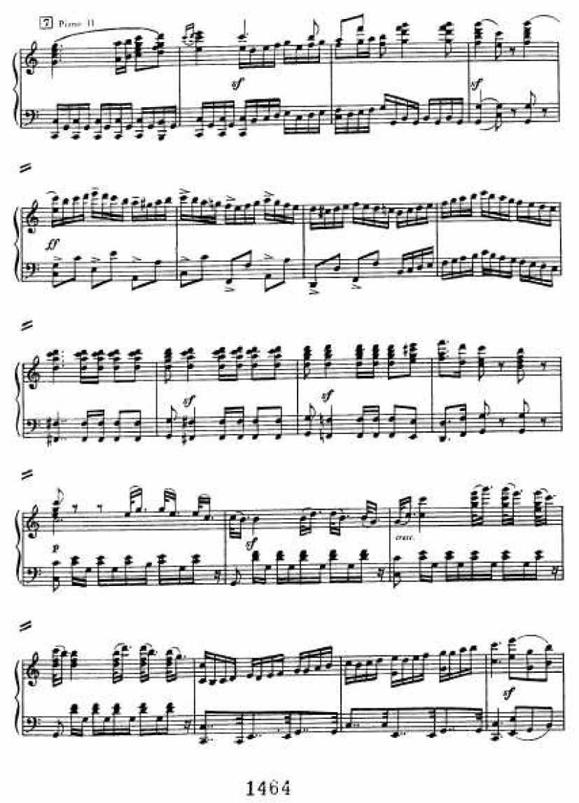 C大调三重协奏曲 Triple Concerto in C Major Op.56钢琴谱