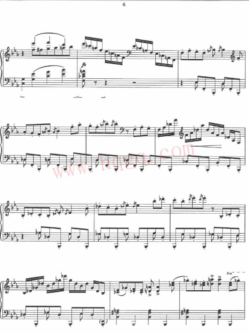 格什温练习曲 Gershwin Etudes钢琴谱