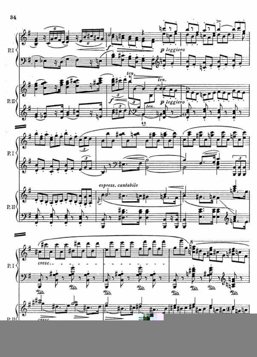 Medtner Op. 58, No. 2钢琴谱