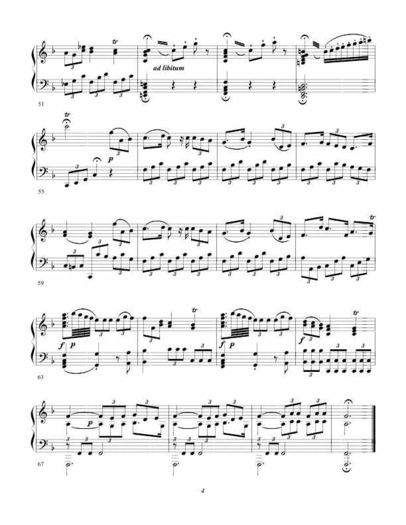 Clementi_op.1a_No.1_Sonate_F钢琴谱